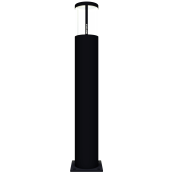 Bollard light | black textured | Glass type: satin
